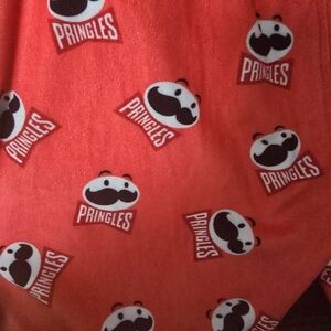 Kellogg's Unisex Sleepwear Pajama Pants- Pringles Pattern- Fleece- Medium - NWOT